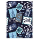 Space Stamp A/4 elastic folder