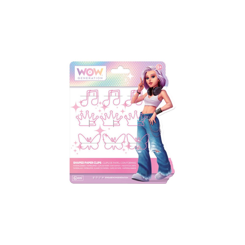 WOW Generation Alana pink paperclip set