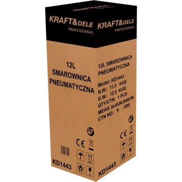 Smarownica pneumatyczna automatyczna 12L KD1443