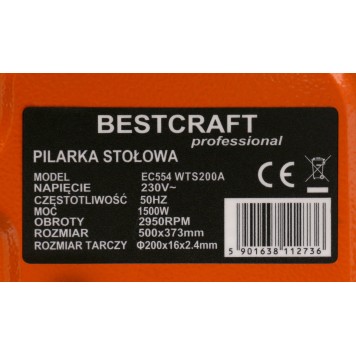 Pilarka stołowa krajzega 1500W EC554