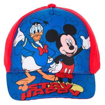 Disney Mickey  Stay Happy children's baseball cap 52 cm