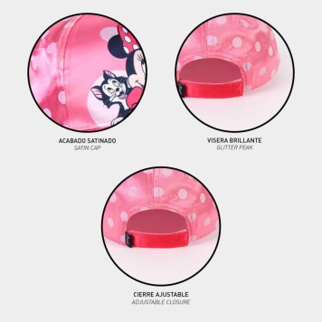 Disney Minnie  Figaro children's baseball cap 53 cm