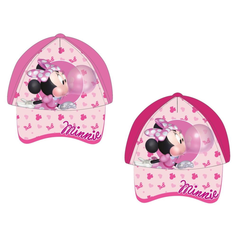 Disney Minnie  Pink Bubble children's baseball cap 52-54 cm