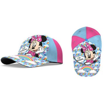 Disney Minnie  Rainbow Mermaid children's baseball cap 52-54 cm