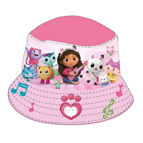 Gabby's Dollhouse Music children's fishing hat 53 cm