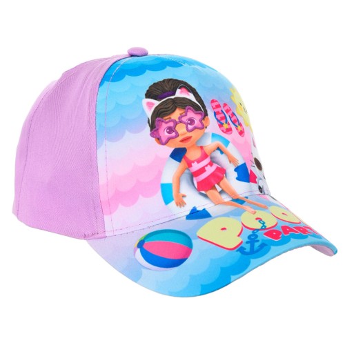 Gabby's Dollhouse Pool Party kids' baseball cap, 54 cm