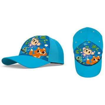 Animals Into the Forest, Wild Kingdom children's baseball cap 52-54 cm