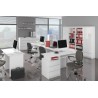 KOMODA K120 6SZ CLP BIAŁY POŁYSK