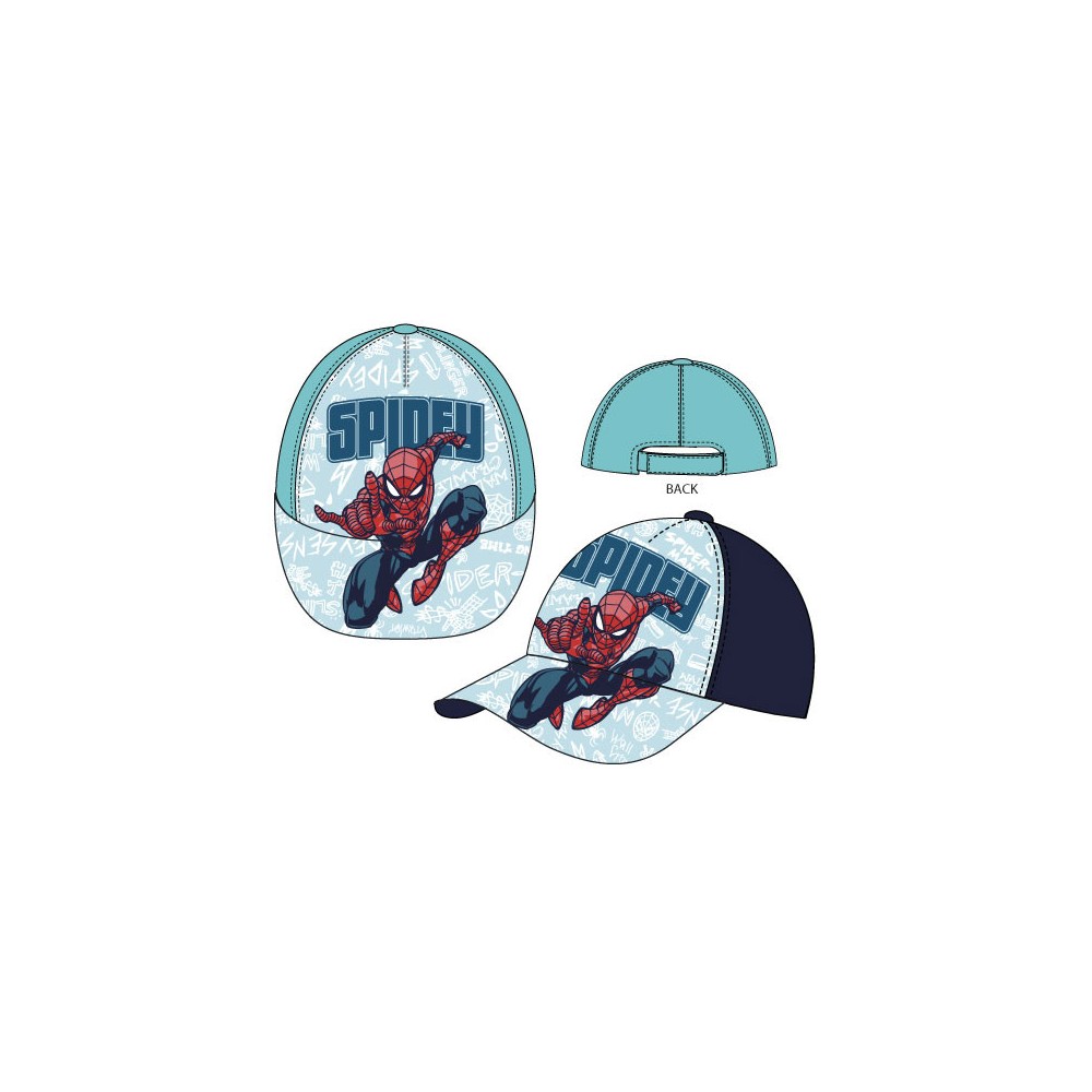 Spiderman Light children's baseball cap 52-54 cm