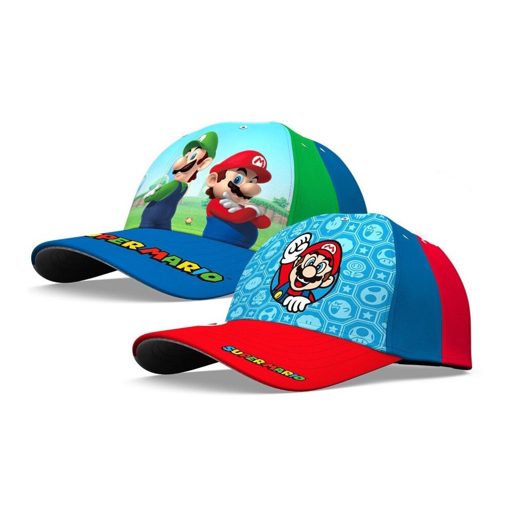 Super Mario & Luigi kids baseball cap 52-54 cm