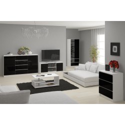 KOMODA K120 6SZ CLP CZARNY POŁYSK