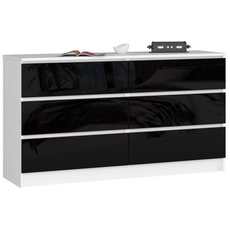 KOMODA K140 6SZ CLP CZARNY POŁYSK