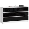 KOMODA K140 6SZ CLP CZARNY POŁYSK