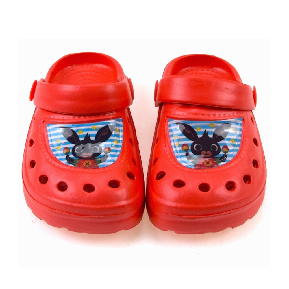 Bing Red kids clog slippers 30/31