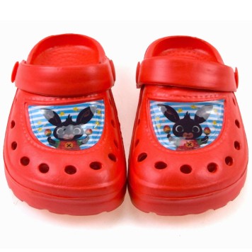 Bing Red kids clog slippers 30/31