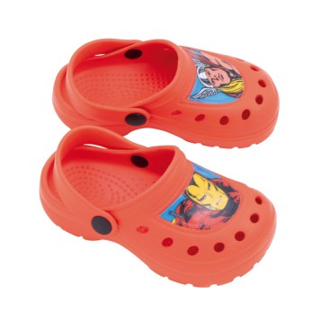 Avengers Red kids slippers, clog 22-32