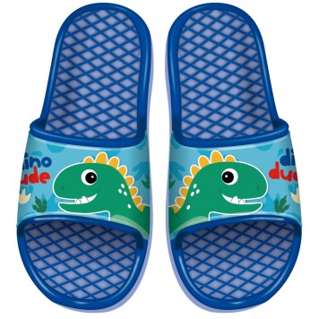 Dinosaur Dude Kids Slippers 24-31