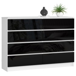 KOMODA K140 8SZ CLP CZARNY POŁYSK