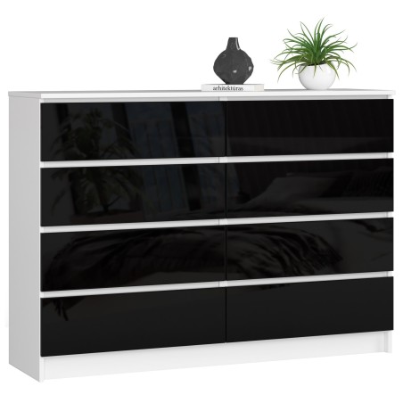 KOMODA K140 8SZ CLP CZARNY POŁYSK