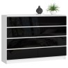 KOMODA K140 8SZ CLP CZARNY POŁYSK