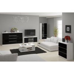 KOMODA K140 8SZ CLP CZARNY POŁYSK