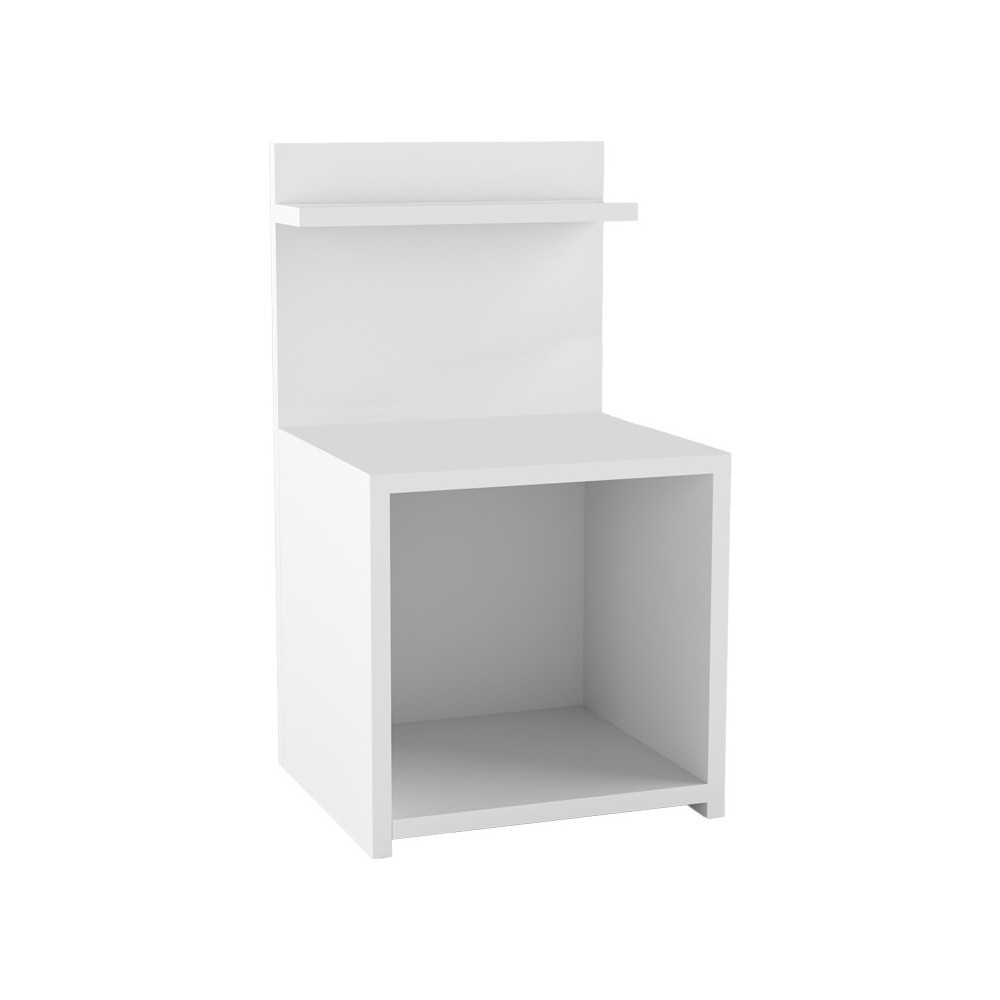 Table de chevet bois blanche 35x32x63 cm
Table de chevet bois blanche 35x32x63 cm
