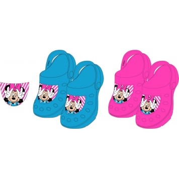 Disney Minnie  children's clog slippers 24-31