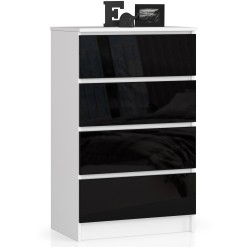 KOMODA K60 4SZ CLP CZARNY POŁYSK