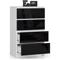KOMODA K60 4SZ CLP CZARNY POŁYSK