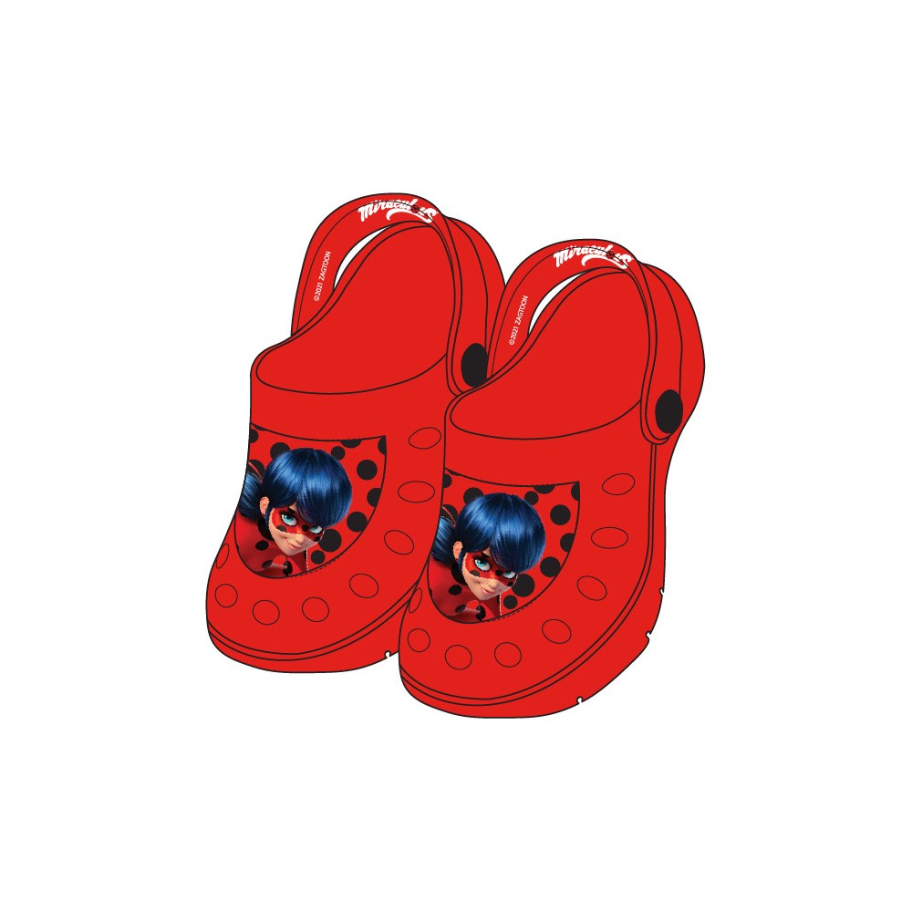 Miraculous Ladybug kids clog slippers 24-31