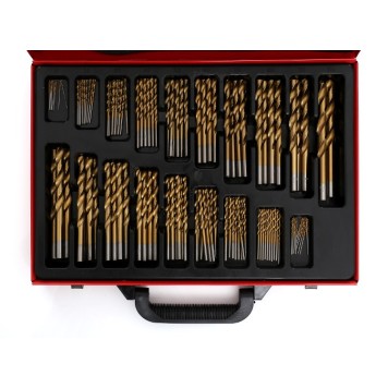 Wiertła tytanowe HSS do metalu 170 szt. KD991