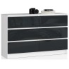 KOMODA K120 6SZ CLP GRAFIT POŁYSK