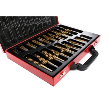 Wiertła tytanowe HSS do metalu 170 szt. KD991