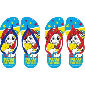 Paw Patrol children's slippers, Flip-Flop 26-33
