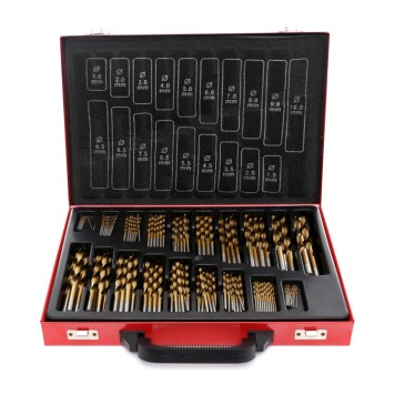 Wiertła tytanowe HSS do metalu 170 szt. KD991