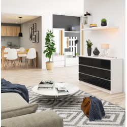 KOMODA K120 6SZ CLP GRAFIT POŁYSK