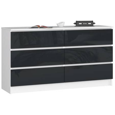 KOMODA K140 6SZ CLP GRAFIT POŁYSK