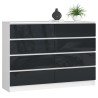 KOMODA K140 8SZ CLP GRAFIT POŁYSK