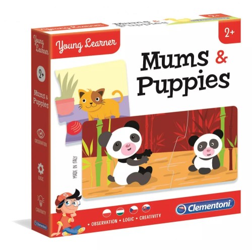 Animals Young&Learner Animals and Their Babies Educational Game Clementoni