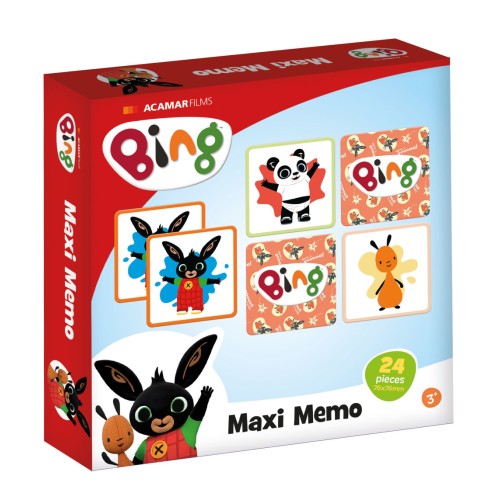 Bing Here I Go memory game with 24 pieces