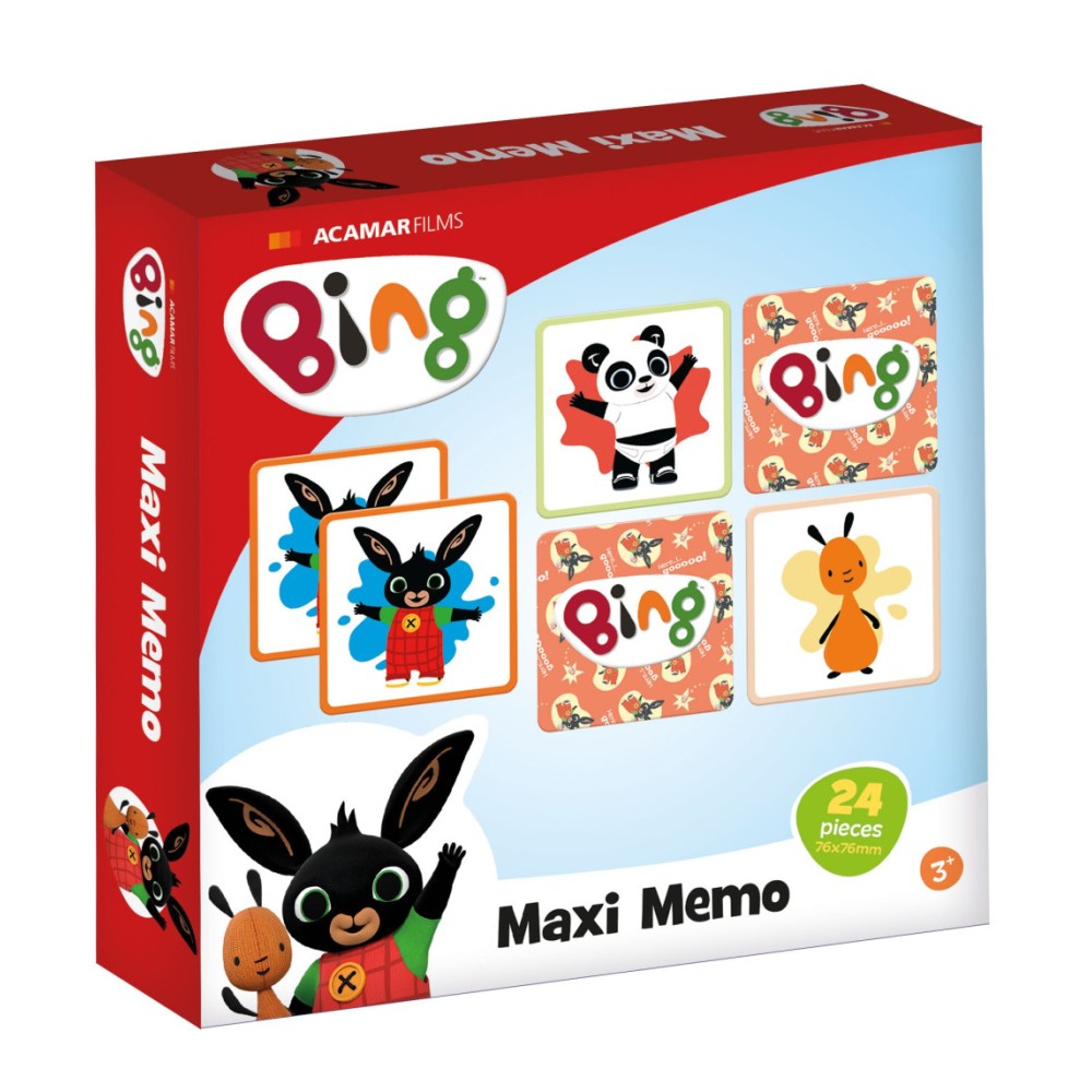 Bing Here I Go memory game with 24 pieces