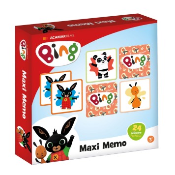 Bing Here I Go memory game with 24 pieces