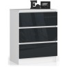 KOMODA K60 3SZ CLP GRAFIT POŁYSK