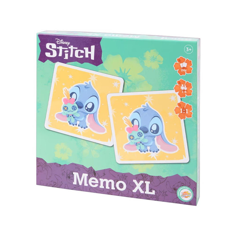 Disney Lilo and Stitch Cutie memory game XL 24 pieces