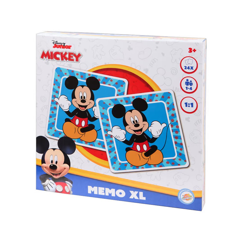 Disney Mickey  Fun memory game XL 24 pieces