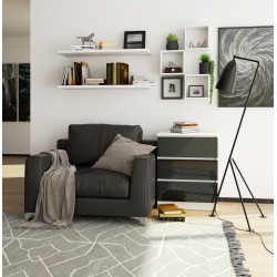 KOMODA K60 3SZ CLP GRAFIT POŁYSK