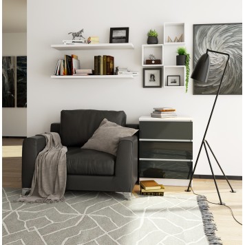 KOMODA K60 3SZ CLP GRAFIT POŁYSK