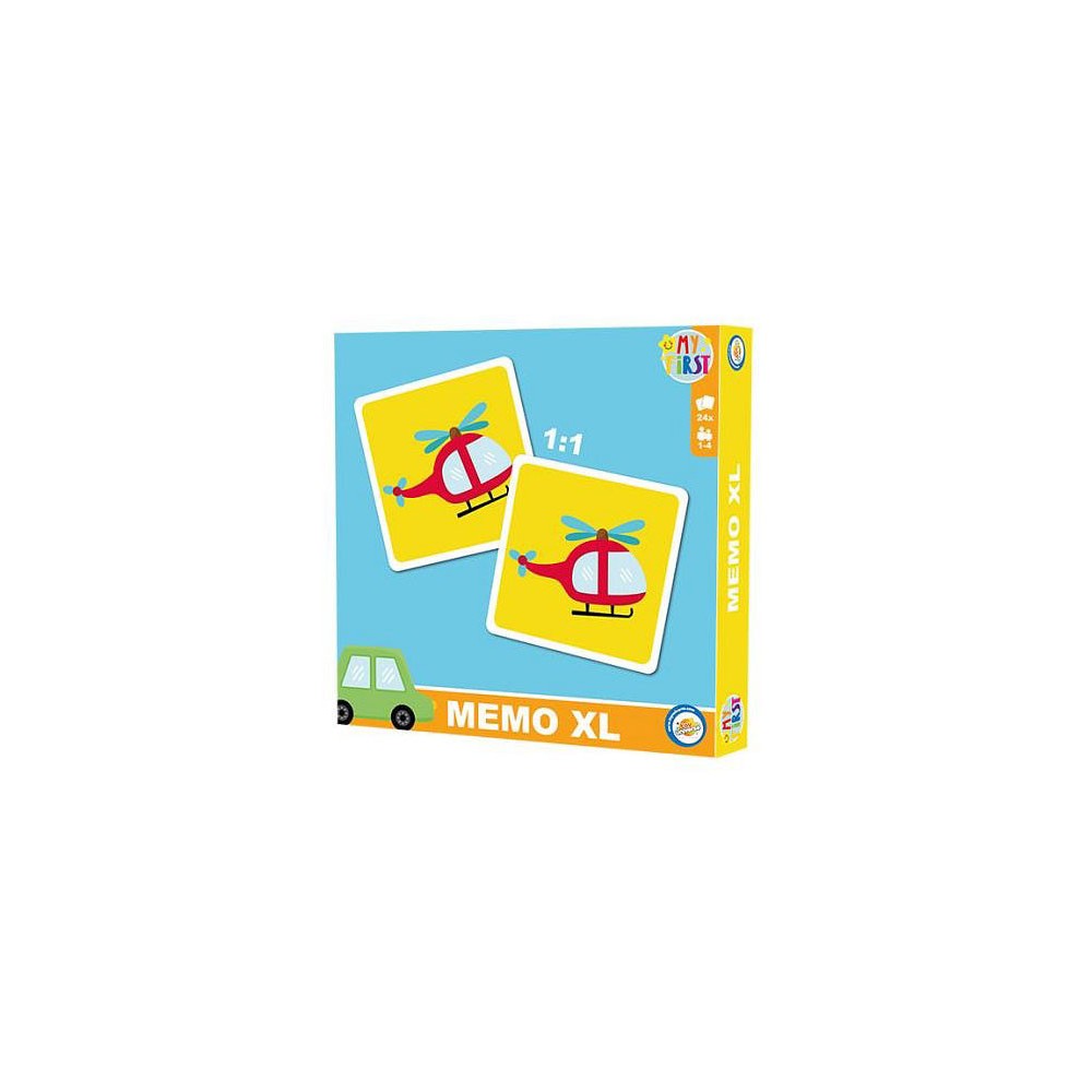 Vehicle Transport memory game XL with 24 pieces