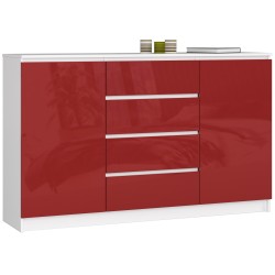 KOMODA K160 2D 4SZ CLP CZERWONY POŁYSK