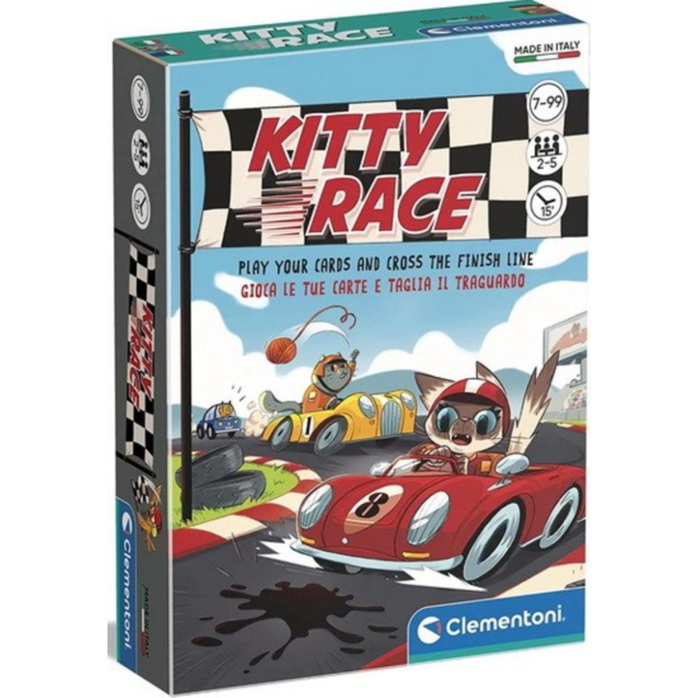 Colour Kitty Race Mini Board Game Clementoni